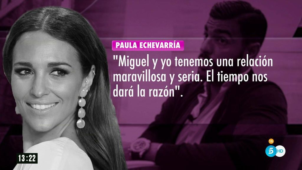 Paula Echevarria confirma su romance con Miguel Torres: “tenemos una relación maravillosa y seria”
