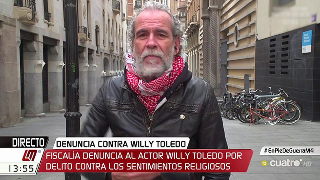 Denuncian a Willy Toledo por sus palabras sobre la virgen: "Lo llaman delito contra los sentimientos religiosos porque les da vergüenza admitir que existe el delito de herejía"