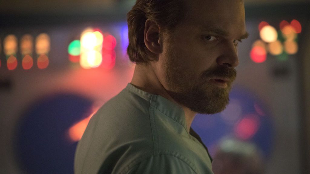 David Harbour (Jim Hopper), en la segunda temporada de 'Stranger things'.