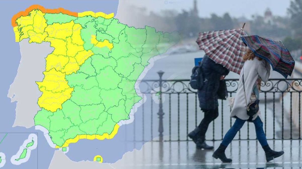 Se vuelve a poner la cosa muy fea el viernes: avisos activados por nieve, viento y olas