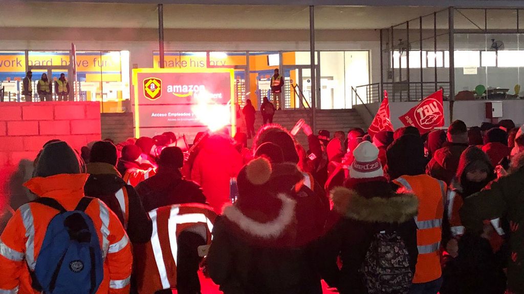 Huelga en Amazon: Los trabajadores paran hoy y mañana en el centro de San Fernando