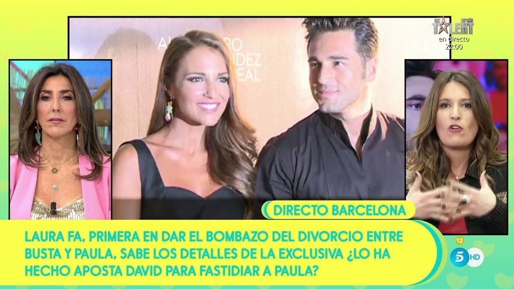 Laura Fa, primera en dar la noticia el divorcio de Bustamante y Paula: “No ha sido nada fácil”