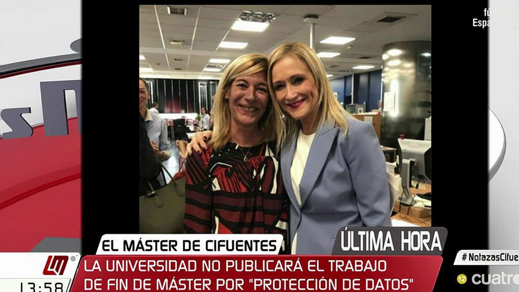 Un selfie con la Presidenta: La foto Whatsapp de Amalia Calonge, la funcionaria que cambio las notas de Cristina Cifuentes