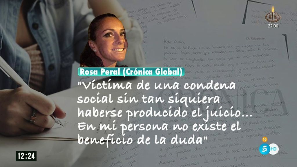 Rosa Peral rompe su silencio: “La injusticia no puede ganar a la verdad”