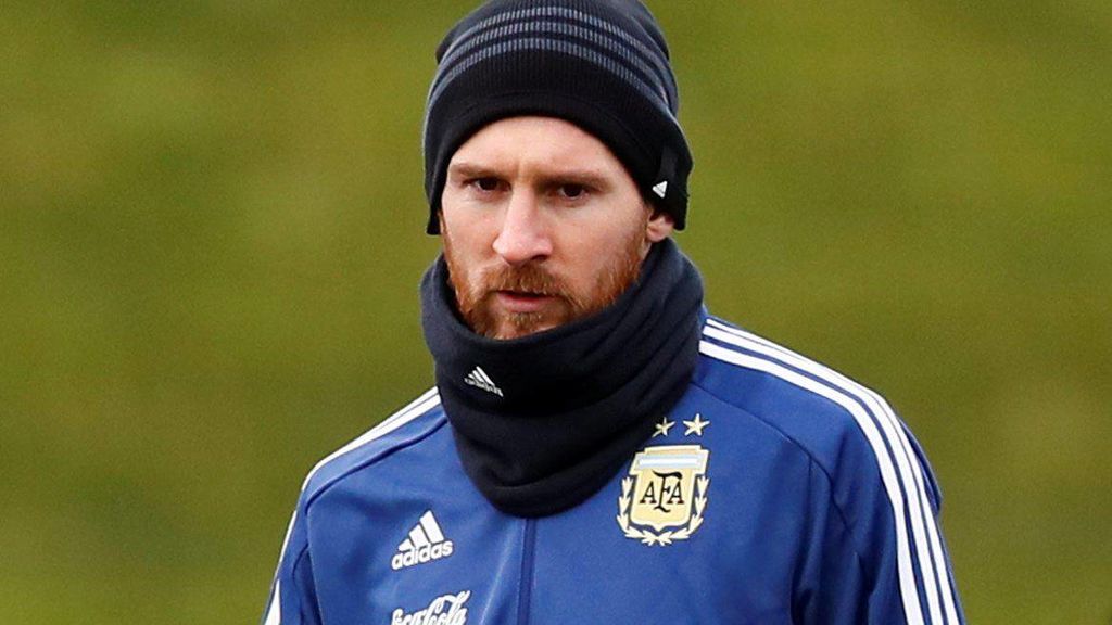 El golazo de Messi en el entrenamiento de Argentina dejando atrás a siete defensas