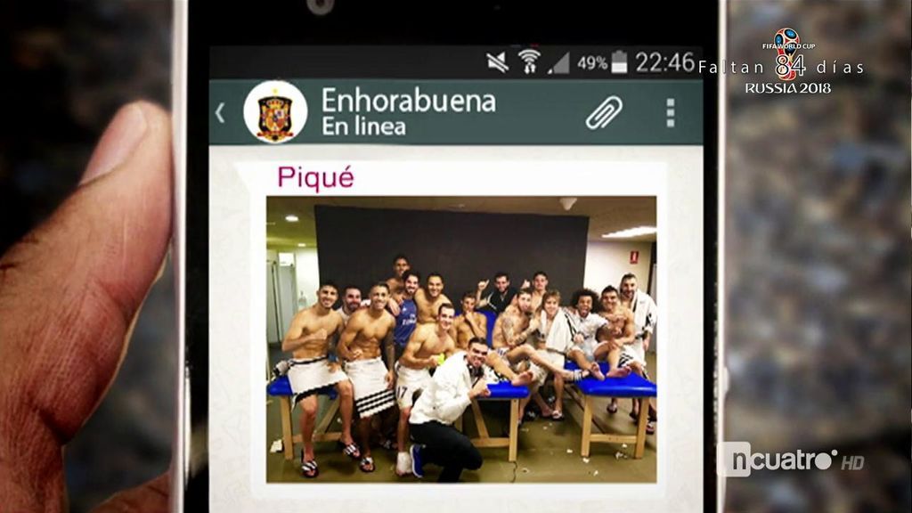 El grupo de ‘Whatsapp’ de Piqué con los jugadores del Real Madrid: “Este año no enseñáis tanto los musculitos”