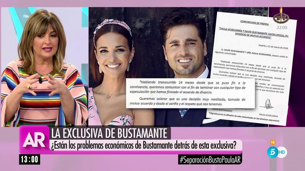 Cortázar: "Bustamante tuvo que incluir el comunicado para conseguir los 120.000 euros de la exclusiva"