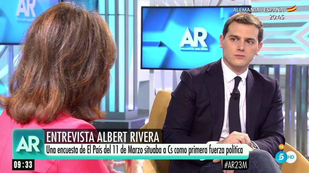 Albert Rivera: “Prefiero llegar acuerdos con los que defienden la Constitución”