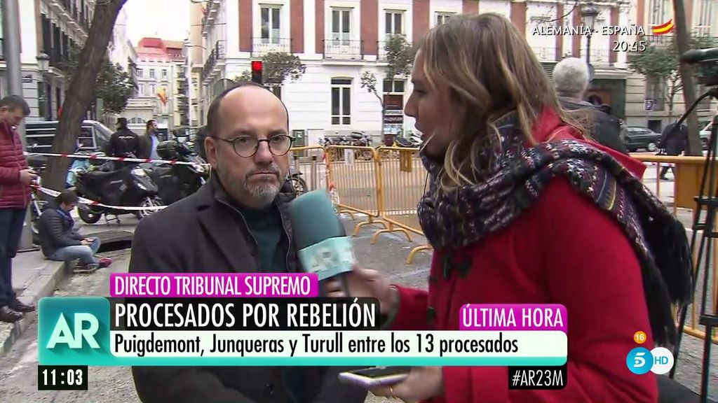 Carles Campuzano, portavoz de PdeCat: "El auto de Llarena es desproporcionado e injustificado"