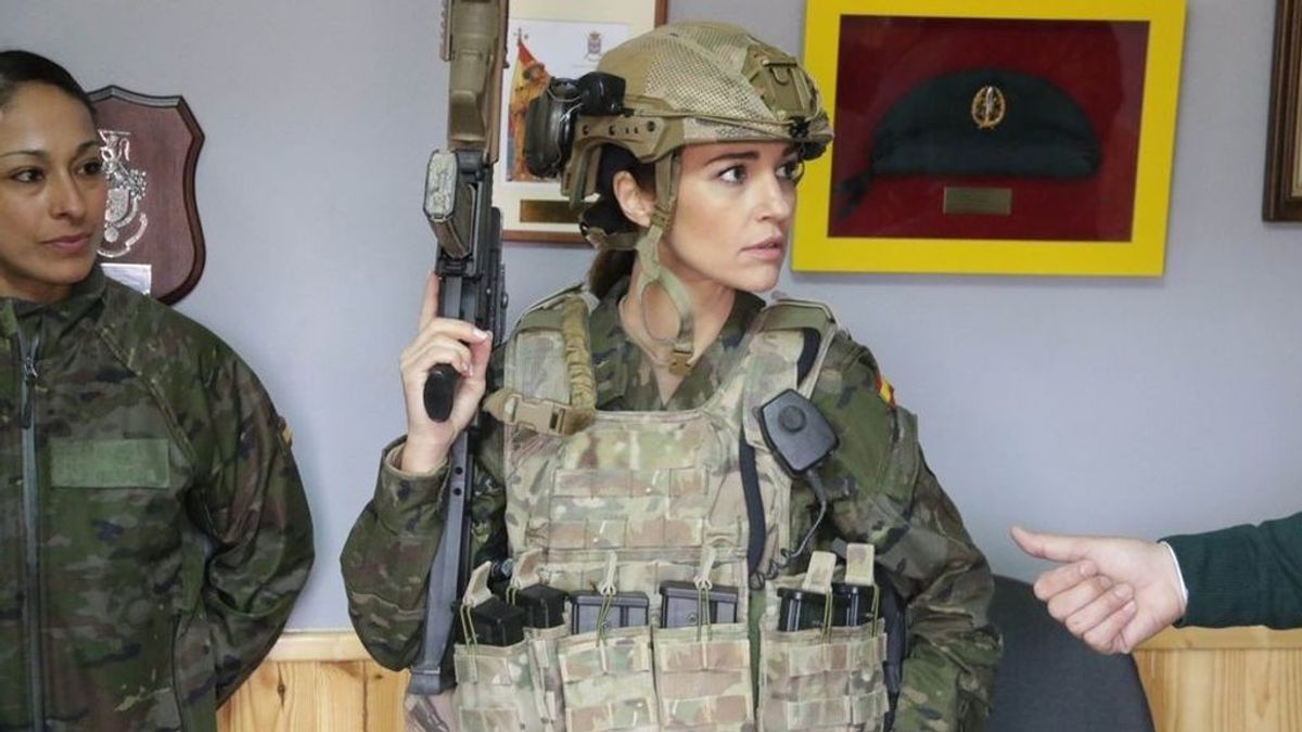Paula Echevarría interpreta a la sargento primero Martina Ibáñez en 'Los nuestros 2'.