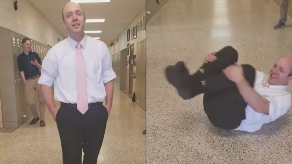 Un profesor de geometría responde con breakdance cuando una alumna le dijo que su clase era aburrida