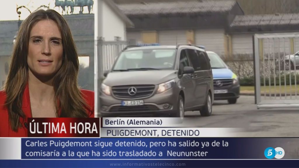 Última hora desde Berlín: Puigdemont sale de la comisaría de Neumunster