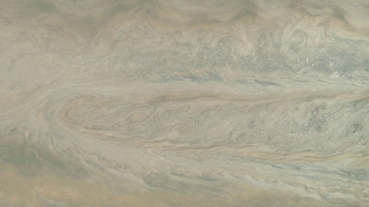 La NASA capta un "fantasma" en Júpiter