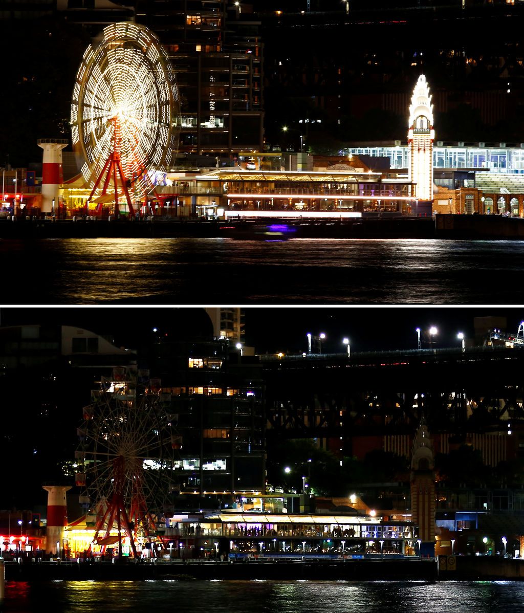 La Hora del Planeta: Luna Park en Sydney, Australia