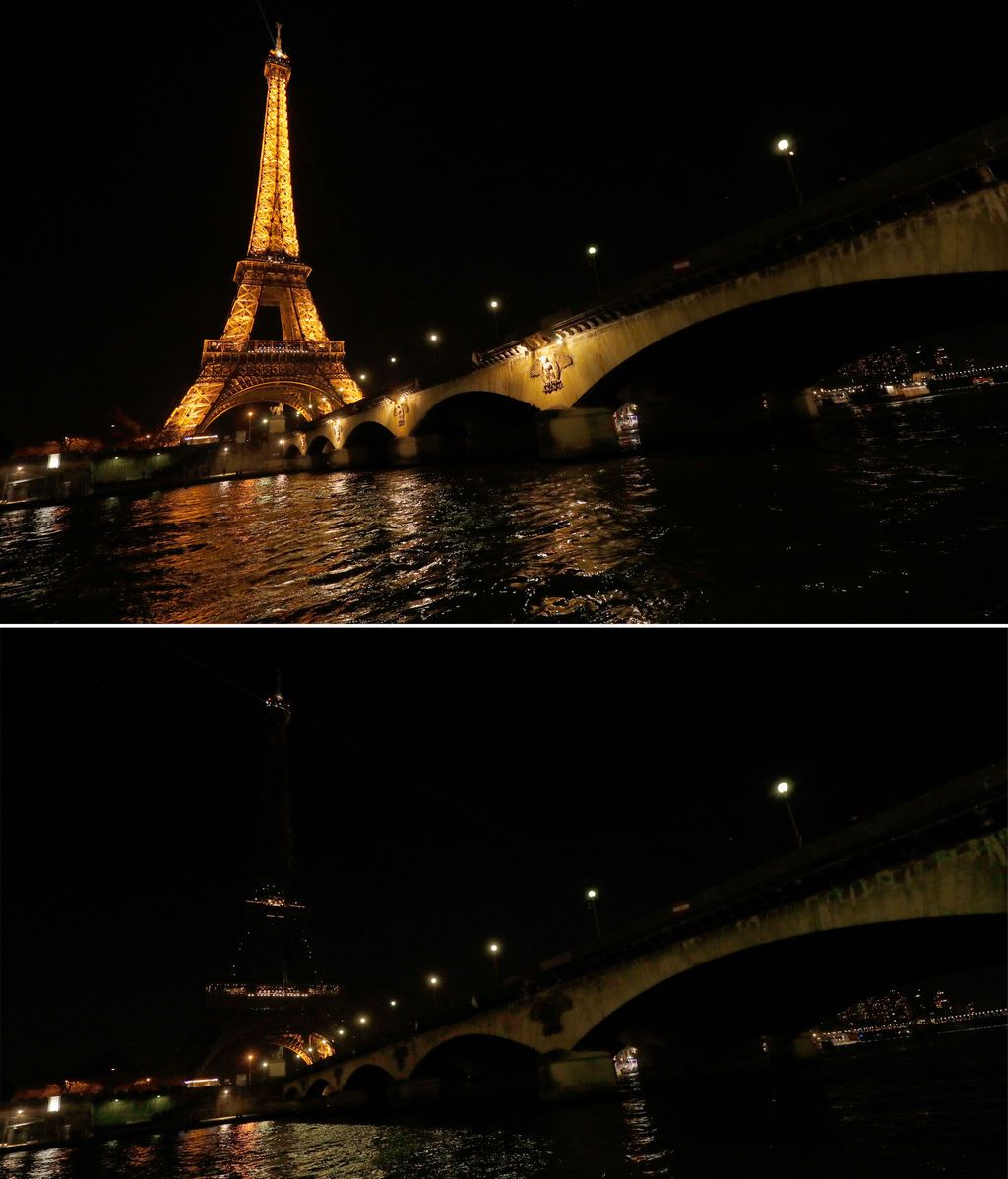 La Hora del Planeta: la Torre Eiffel en París, Francia
