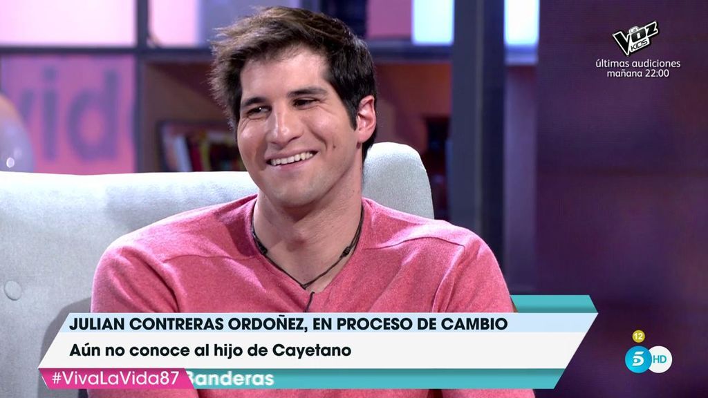 Julián Contreras, emocionado: "Estoy deseando conocer al pequeño Cayetano"