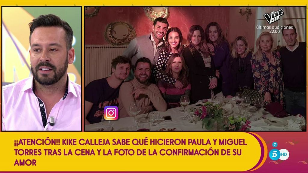 Kike Calleja nos cuenta todos los detalles del fin de semana de Paula Echevarría y Miguel Torres: "Ha sido romántico y tranquilo"
