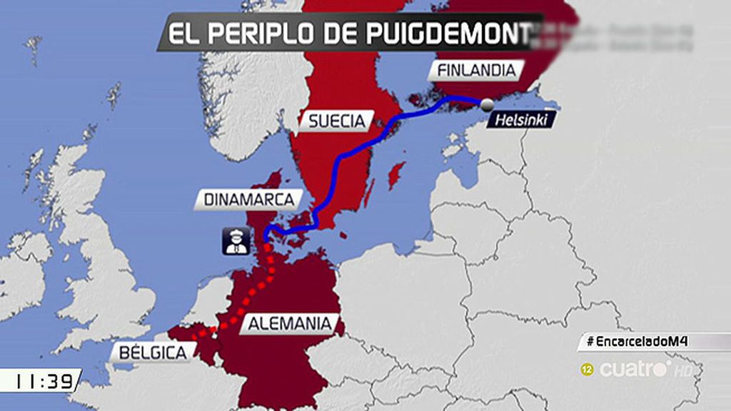 Paso a paso: así fue la detención de Puigdemont