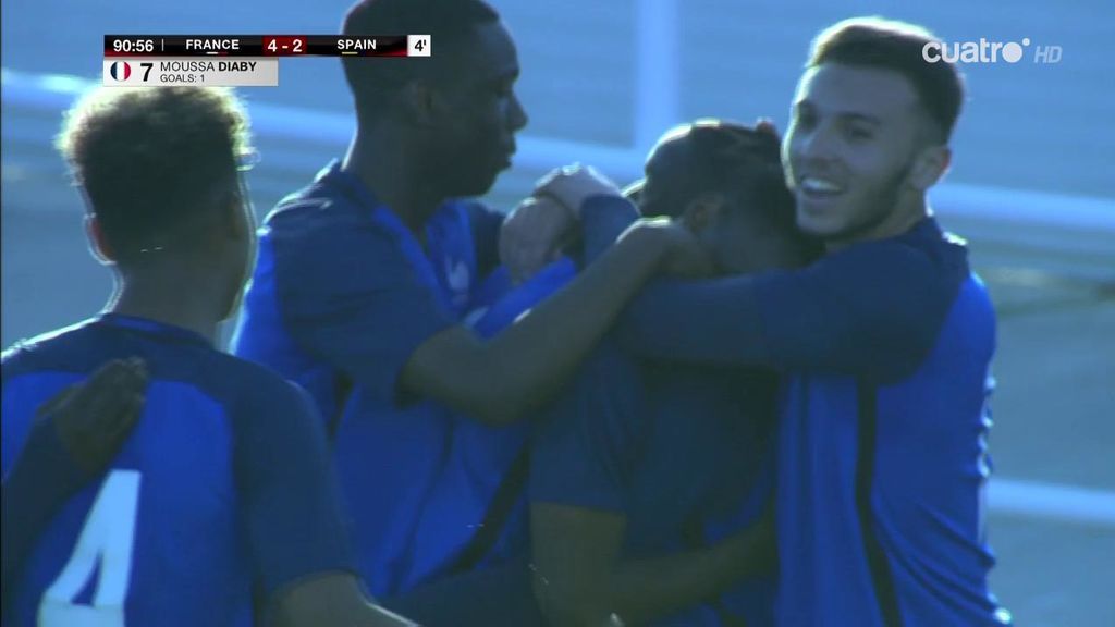 Diaby sentencia con el cuarto y deja a España Sub19 sin opciones de ir al Europeo