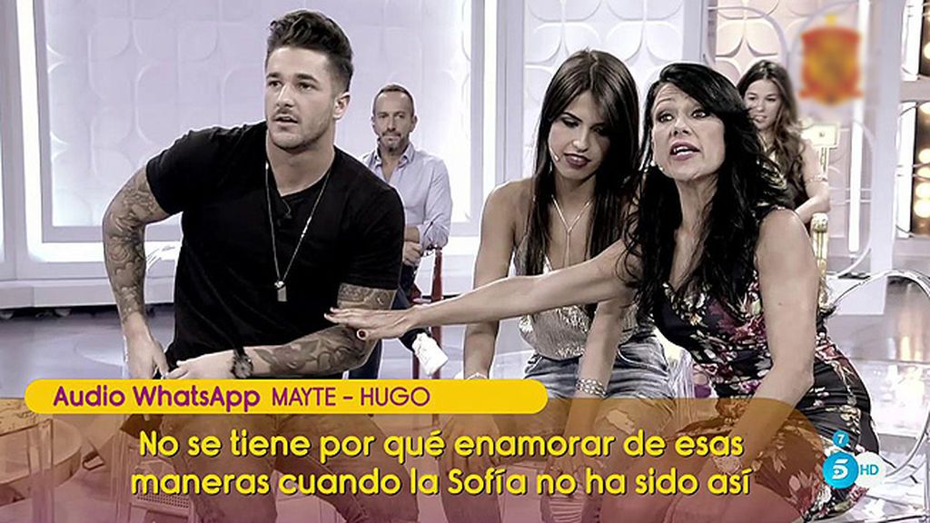 El polémico audio de Mayte Galdeano: "Sofía puede estar con famosos de verdad ¿Que por interés te quiero Andrés? La vida funciona así"