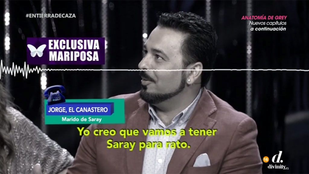 Jorge 'El canastero', sobre su mujer Saray Montoya: "No es  mandona, es protectora y no va a cambiar nunca"