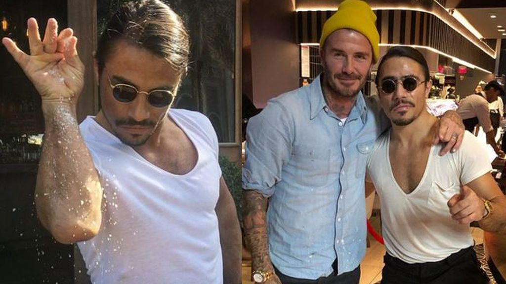 Maradona, Beckham y Rihanna se han rendido a 'Salt Bae', el chef viral por su forma de echar la sal en la carne