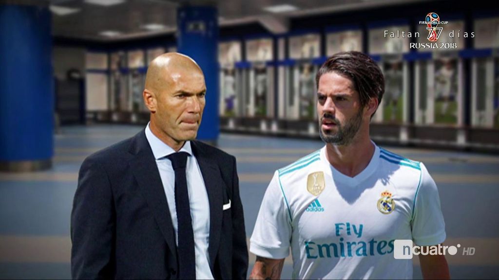 El reencuentro de Isco con Zidane tras sus declaraciones con España