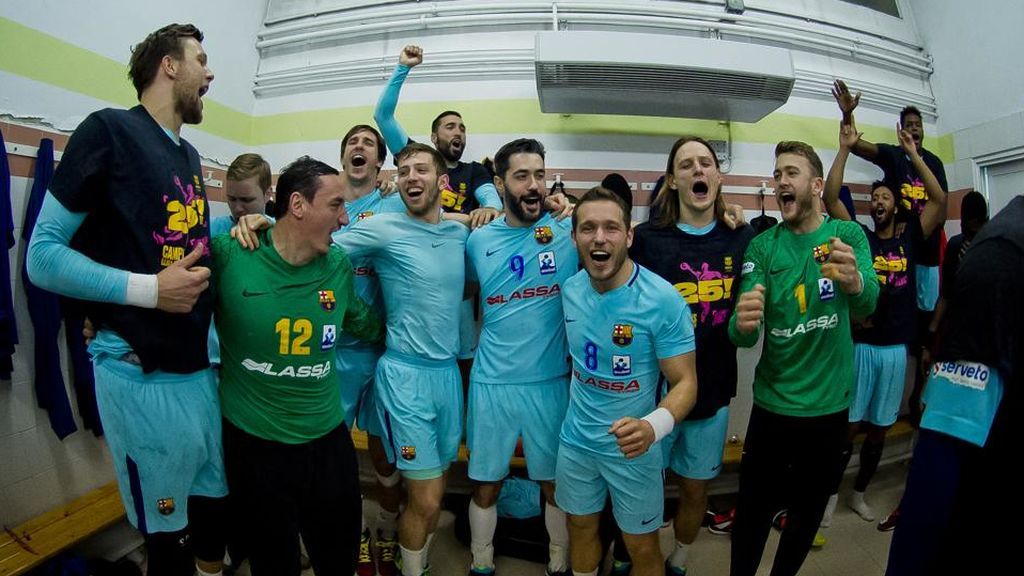 El FC Barcelona Lassa, campeón de Liga ASOBAL por octava vez consecutiva