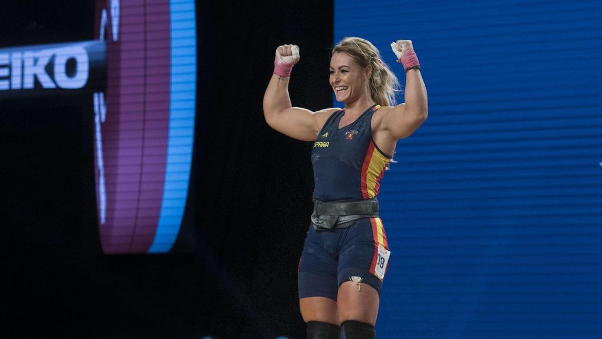 Lydia Valentín, campeona de Europa de halterofilia por cuarta vez