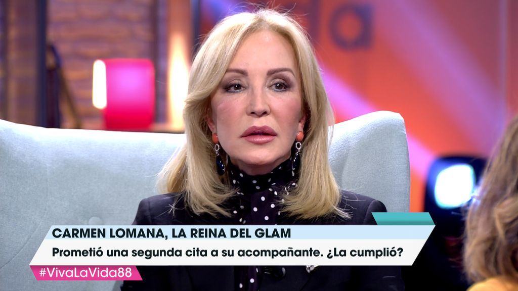 Carmen Lomana aclara su situación sentimental: “Tengo muchos amigos pero no estoy enamorada”