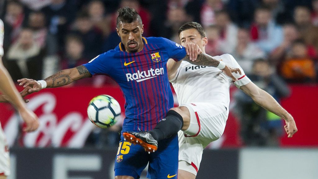 El Barcelona tira de orgullo y agua la fiesta del Sevilla en un suspiro (2-2)