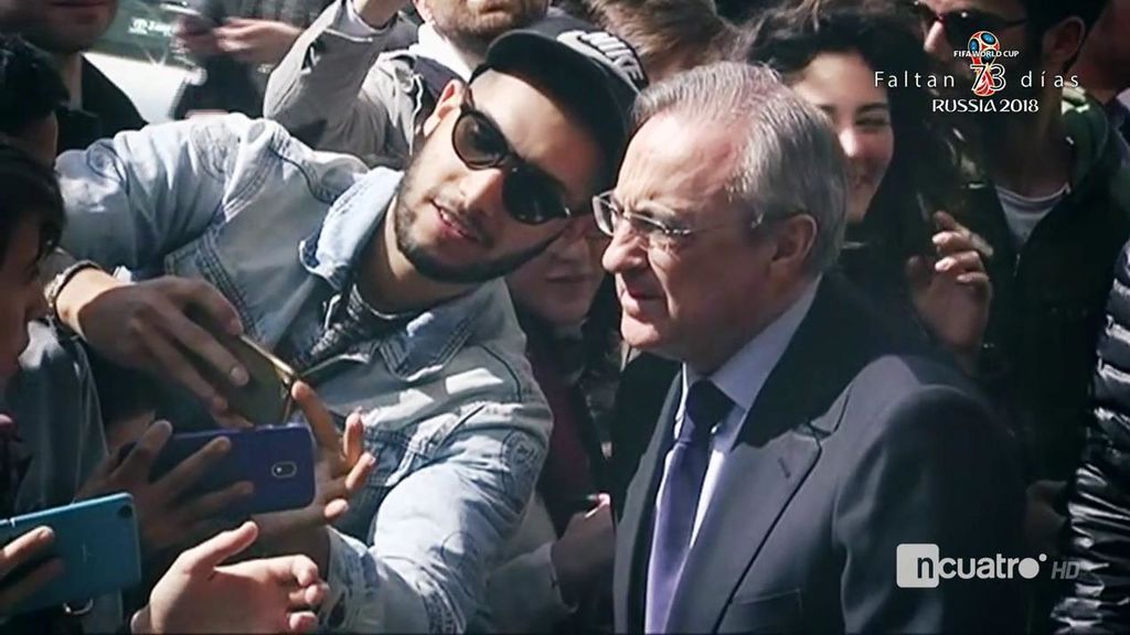 “¡Valentino! ¡Valentino!” La afición madridista en Turín le ‘cambia’ el nombre a Florentino