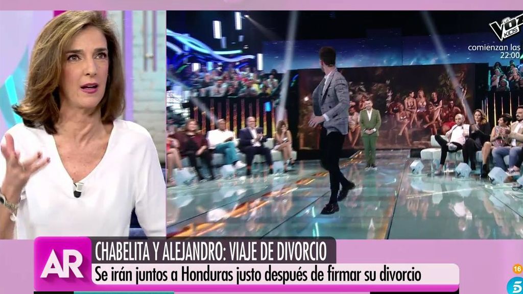 García-Pelayo: "Chabelita me dijo que no iría a Honduras con Alejandro"