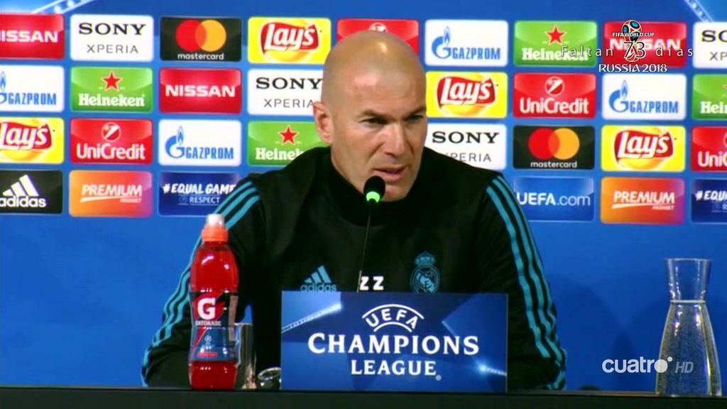 Zidane no da pistas sobre el esquema antes del trascendental partido ante la Juventus