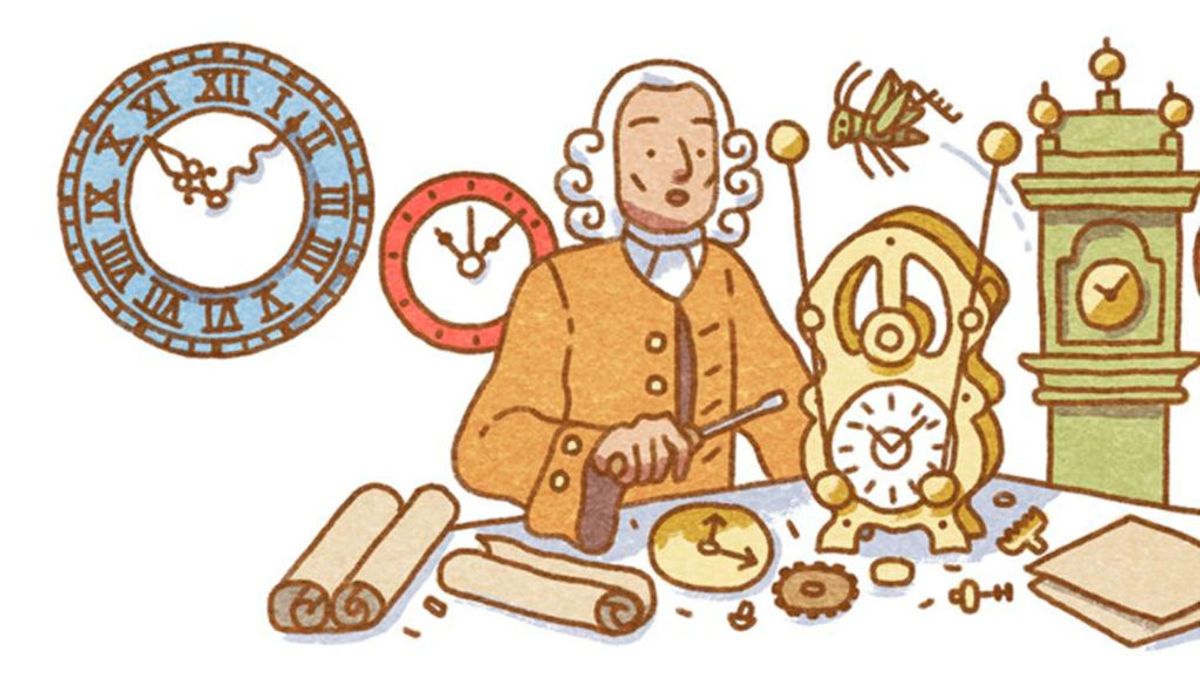 John Harrison, un relojero británico el protagonista del doodle de Google