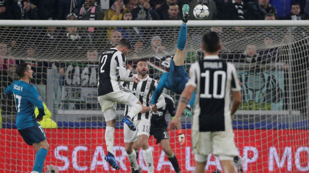 Cristiano marca el golazo de su vida: chilena en Turín para sentenciar la Juventus