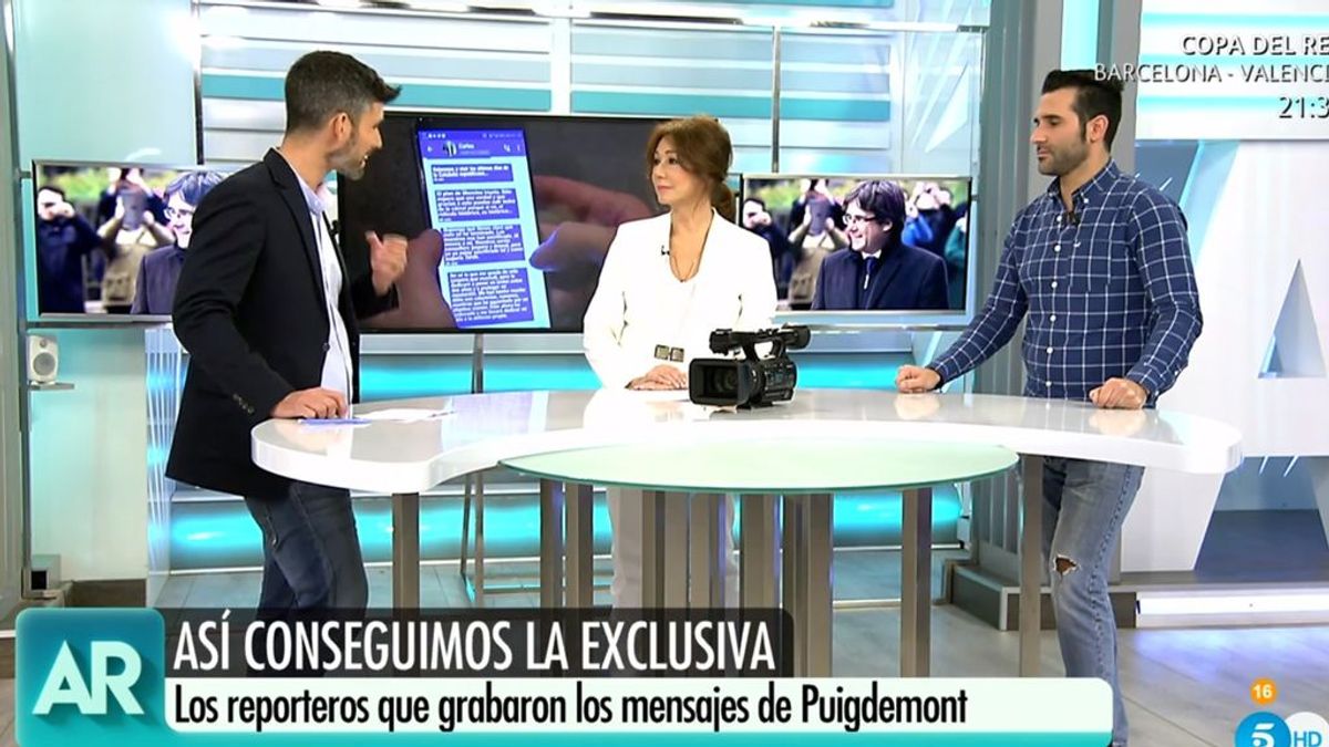 Luis Navarro, Ana Rosa Quintana y Fernando Hernández, en 'El programa de Ana Rosa' emitido el 1 de febrero del 2018.