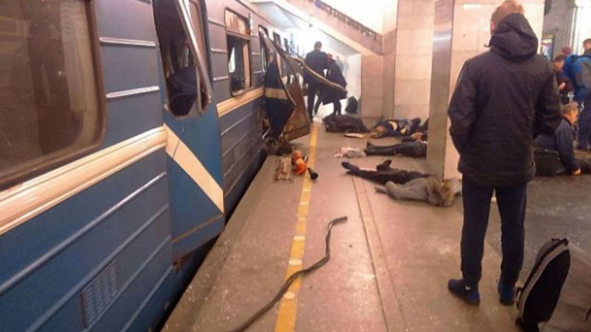 Rusia identifica a los terroristas del atentado en el metro de San Petersburgo