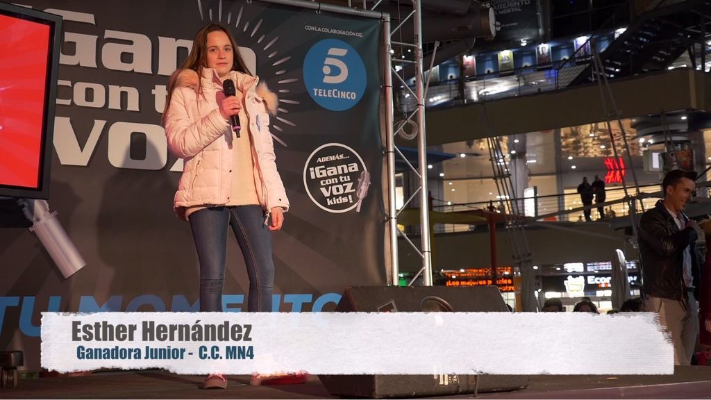 Esther Hernández se alza como ganadora junior en la parada valenciana de Gana con tu Voz