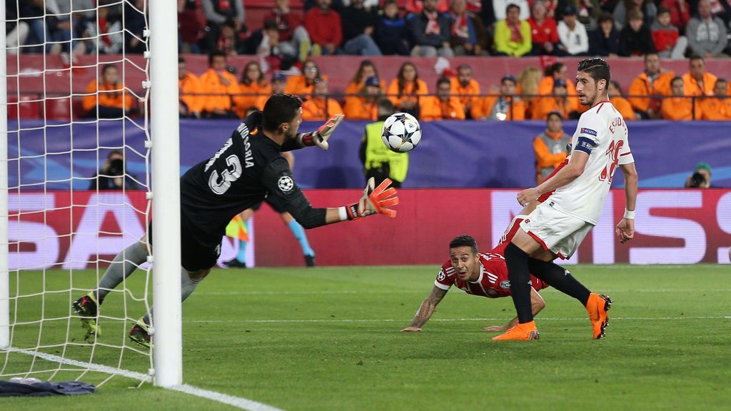 El Sevilla cae con el Bayern y tendrá que remonar en Múnich para pasar a 'semis' de la Champions
