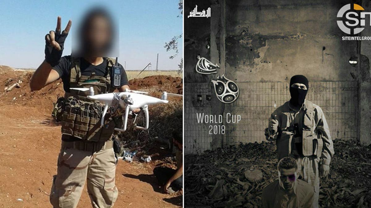 El ISIS amenaza ahora con ataques en el Mundial de Rusia con drones armados
