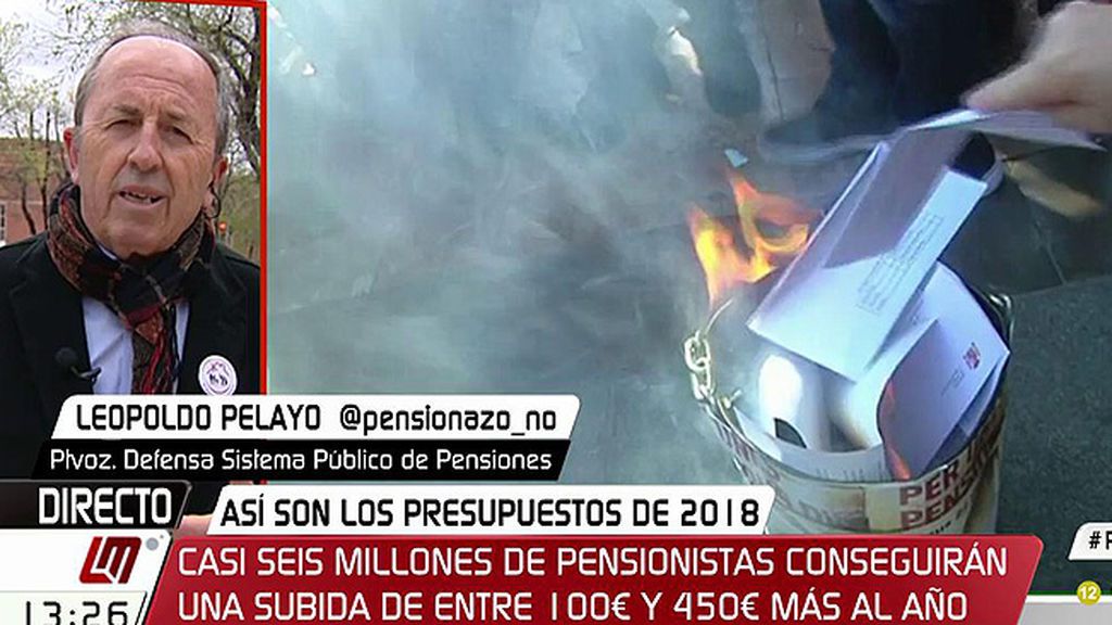 L. Pelayo, sobre los presupuestos: "Nos perjudican, son un insulto y una provocación a los pensionistas"