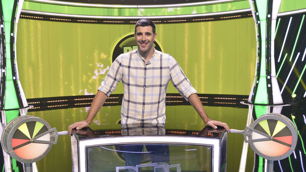 David Amor, en el plató del concurso infantil de Boing 'Ben 10 challenge'.