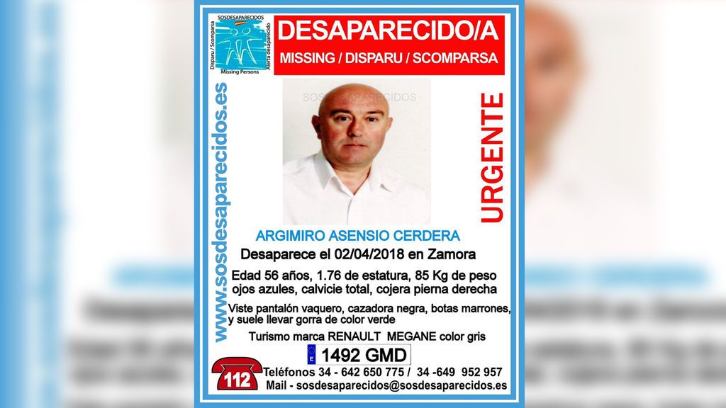 Buscan desesperadamente a un hombre de 56 años desaparecido en Zamora