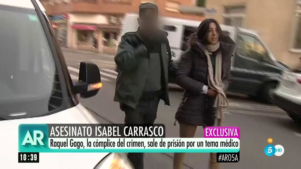Raquel Gago, cómplice del crimen de Isabel Carrasco, sale de prisión por un tema médico