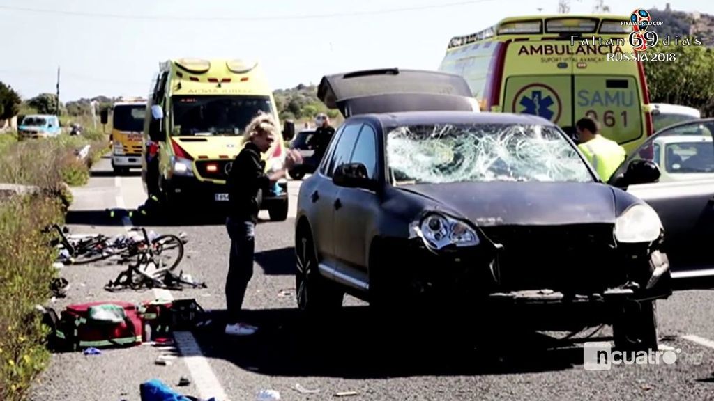 La mujer del atropello de Mallorca no frenó su coche hasta que arrolló a los nueve ciclistas