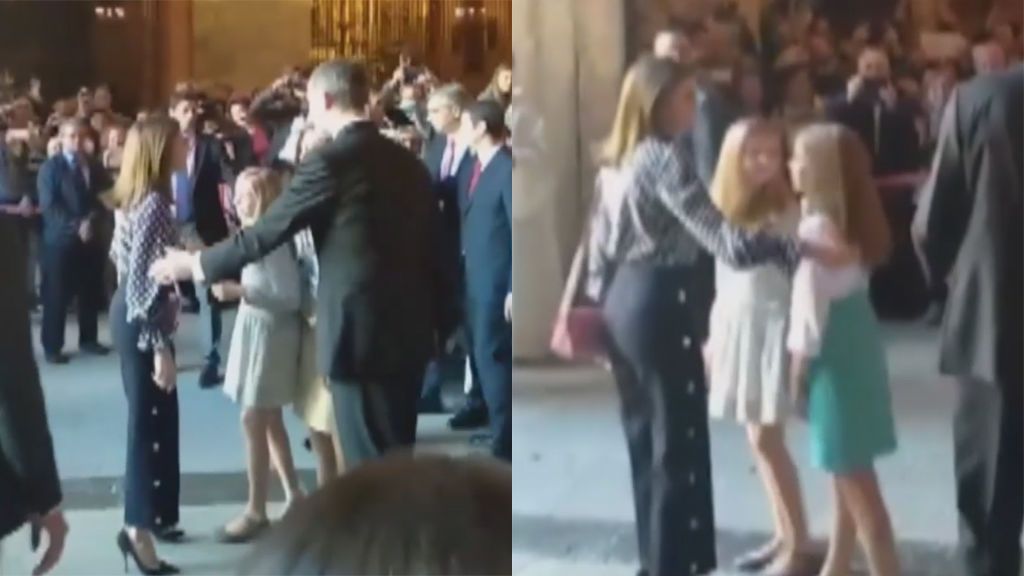 Nuevas imágenes del desencuentro entre las reinas Letizia y Sofía