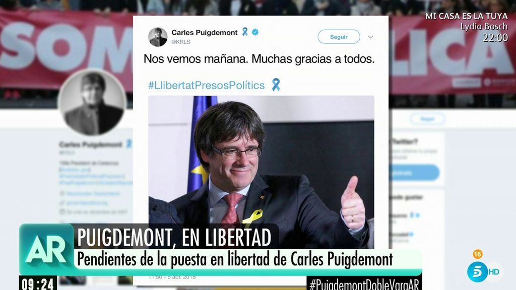 Todas  las reacciones ante la puesta en libertad de Puigdemont