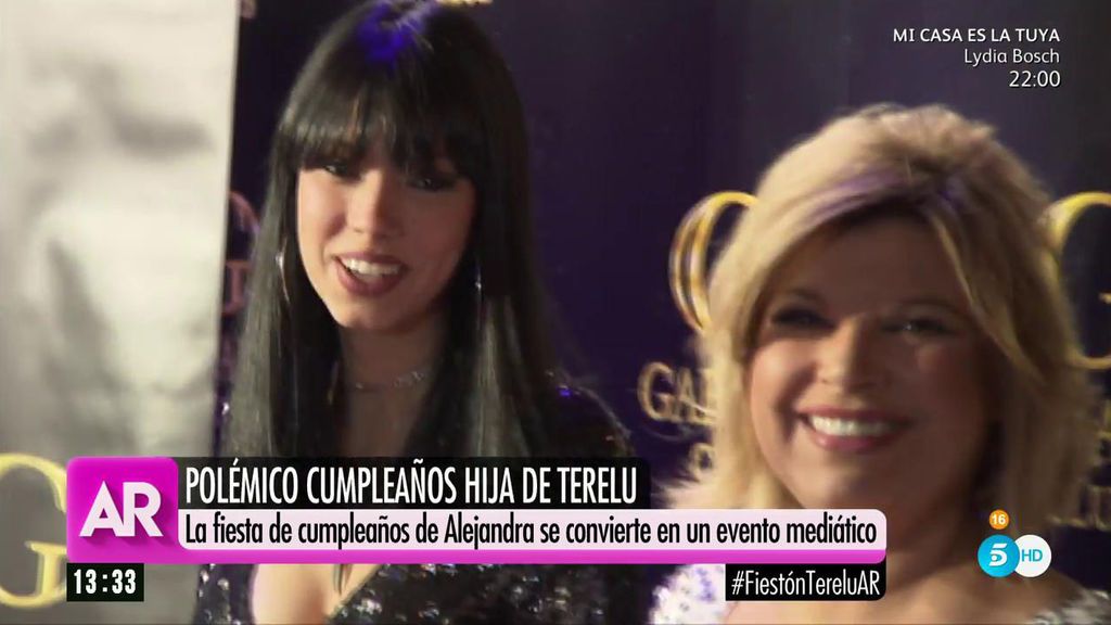 Las imágenes en las que la Alejandra abandona el photocall de su cumpleaños