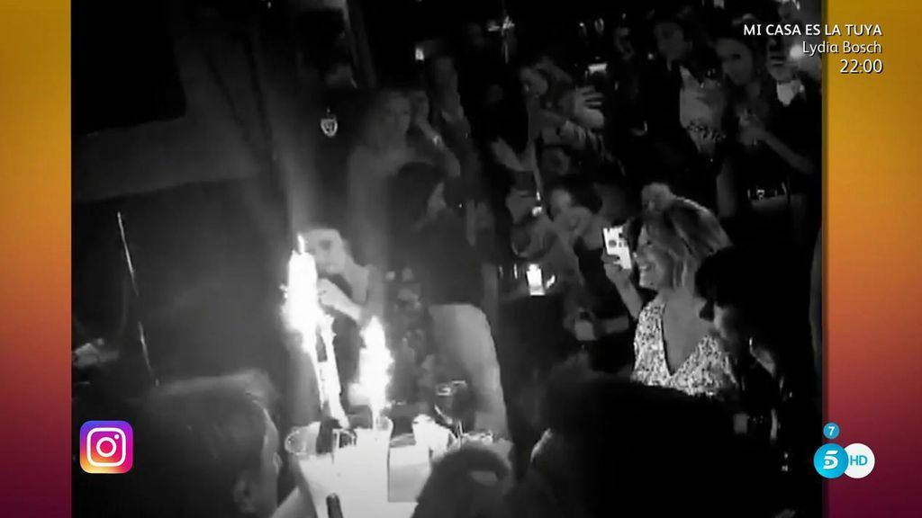 Bengalas, música y bailes: nos 'colamos' en el cumpleaños de Alejandra Rubio gracias a las redes sociales